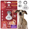 ASK A VET Dumpling Pet ID Tag – NFC & QR Code Silicone Dog & Cat Tag – Hanging & Slide-On Digital Smart Tag – Waterproof, No Battery