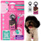 ASK A VET Chocolate Bar Pet ID Tag – Pink & Purple Variants – NFC & QR Code Silicone Dog & Cat Tag – Hanging & Slide-On Digital Smart Tag – Waterproof, No Battery