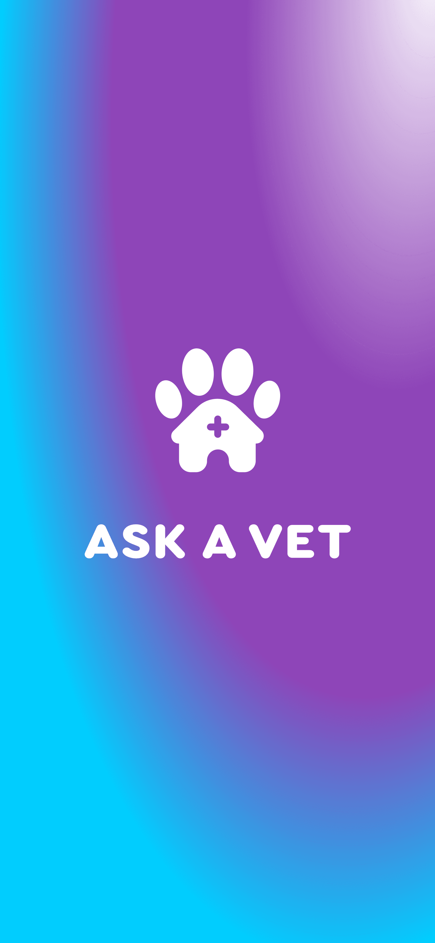ASK A VET app splash screen