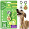 ASK A VET Avocado Pet ID Tag – NFC & QR Code Silicone Dog & Cat Tag – Hanging & Slide-On Digital Smart Tag – Waterproof, No Battery