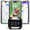 ASK A VET Premium Health + GPS Pet Tracker Collar | Vet-Designed Smart Collar for Dogs & Cats | Real-Time GPS, Virtual Fence, Touchscreen QR ID, AI Health Monitoring, Bark Detection, Training Cues, LED Light