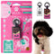 ASK A VET Chocolate Bar Pet ID Tag – Pink & Purple Variants – NFC & QR Code Silicone Dog & Cat Tag – Hanging & Slide-On Digital Smart Tag – Waterproof, No Battery