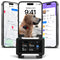 ASK A VET Premium Health + GPS Pet Tracker Collar | Vet-Designed Smart Collar for Dogs & Cats | Real-Time GPS, Virtual Fence, Touchscreen QR ID, AI Health Monitoring, Bark Detection, Training Cues, LED Light