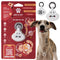 ASK A VET Dumpling Pet ID Tag – NFC & QR Code Silicone Dog & Cat Tag – Hanging & Slide-On Digital Smart Tag – Waterproof, No Battery