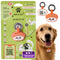 ASK A VET Salmon Sushi Pet ID Tag – NFC & QR Code Silicone Dog & Cat Tag – Hanging & Slide-On Digital Smart Tag – Waterproof, No Battery