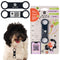 ASK A VET Slide-On Pet ID Tags – NFC & QR Code Silicone Dog & Cat Tags – Silent, Secure Collar Fit – Waterproof, No Battery – Kawaii Designs