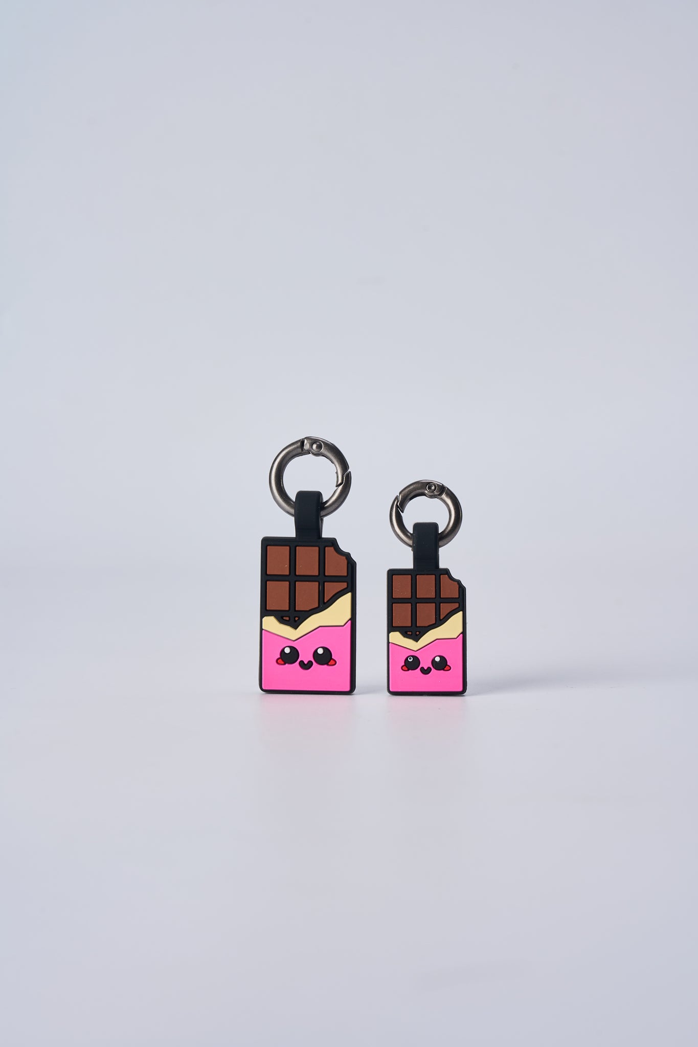 ASK A VET Chocolate Bar Pet ID Tag – Pink & Purple Variants – NFC & QR Code Silicone Dog & Cat Tag – Hanging & Slide-On Digital Smart Tag – Waterproof, No Battery