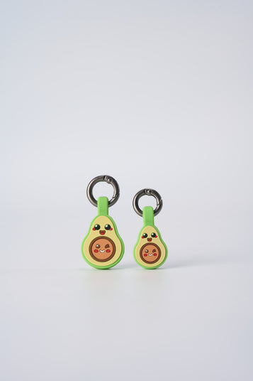 ASK A VET Avocado Pet ID Tag – NFC & QR Code Silicone Dog & Cat Tag – Hanging & Slide-On Digital Smart Tag – Waterproof, No Battery
