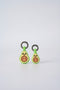 ASK A VET Avocado Pet ID Tag – NFC & QR Code Silicone Dog & Cat Tag – Hanging & Slide-On Digital Smart Tag – Waterproof, No Battery