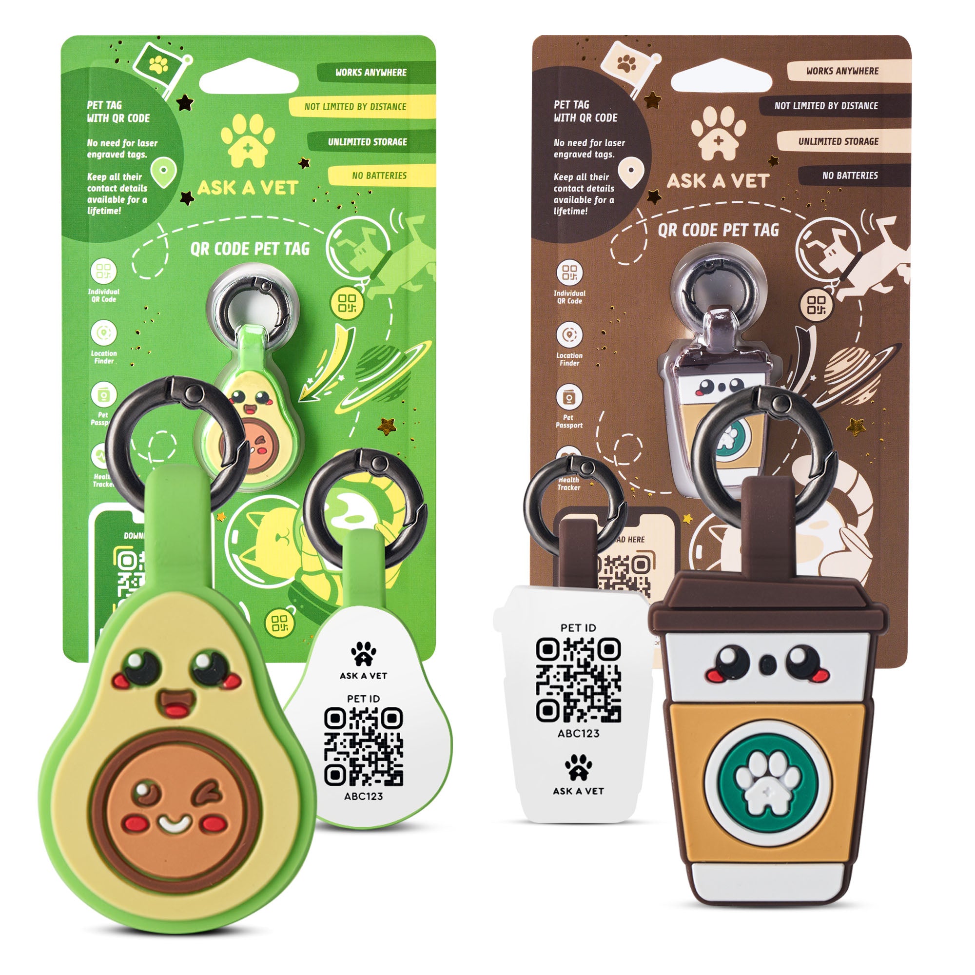 TWO ID TAGS BUNDLE